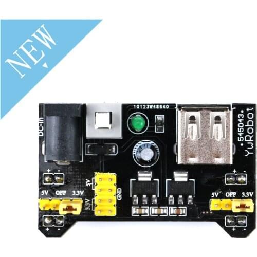 MB102 Breadboard Power Supply Module 3.3V 5V MB-102 Solderless Bread Board 2-way DC USB Power