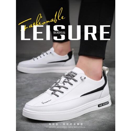 2021 Mens Casual Lightweight Breathable Men Flat Lace-Up Men Sneakers Off White Running Walk Sports Business Shoes Footwear