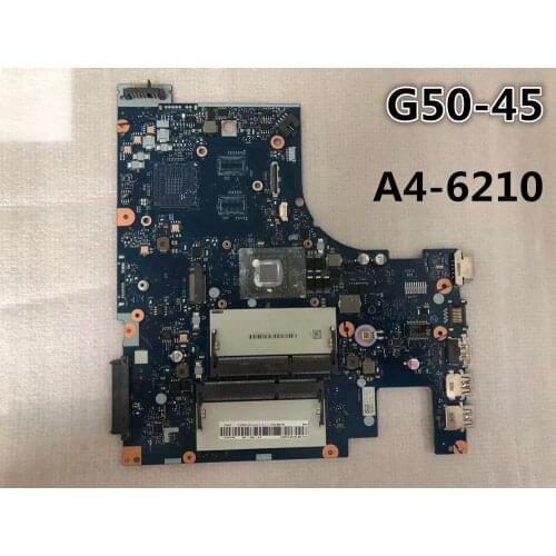 Original laptop Lenovo G50-45 Motherboard mainboard ACLU5/ACLU6 NM-A281 with A4-6210 CPU UMA FRU:5B20F77217 5B20F77206
