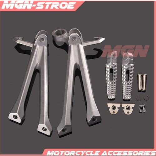 Rear footpegs Foot pegs Footrest Pedals Bracket For GSXR600 GSX600R GSXR750 GSX750R K8 2008 2009 2010 08 09 10
