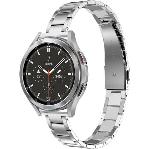 Women Slim Strap for Samsung Galaxy Watch4 40mm 44mm Band 20mm 22mm Stainless Steel Bracelet Galaxy Watch 4 Classic 46mm 42mm