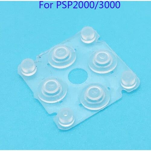For PSP button rubber For PSP2000 cross button conductive adhesive For PSP3000 transparent gasket conductive adhesive