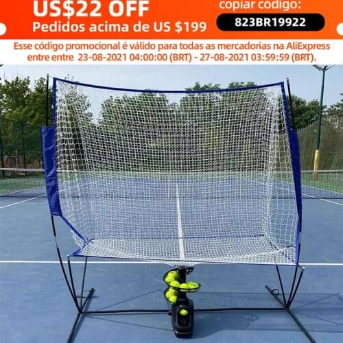 Table Tennis Robot Self-help Single Practice With Net Catcher Multi-ball Training Assist Portable Tennis Tossing Machine
