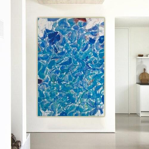 Sam Francis《Untitled 26》Abstract Canvas Oil Painting Artwork Poster Picture Wall Hanging Decor Home Living Room Decoration