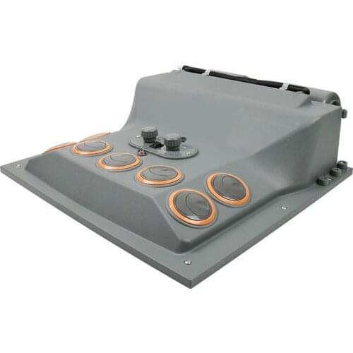 Universal 12V/24V Wall-mounted A/C Air Conditioning Evaporator Assembly Unit for Car Van Heavy Duty Truck Bus Excavator Tractor