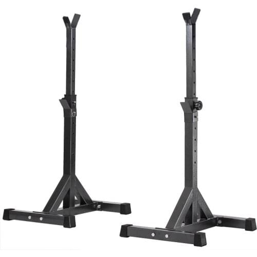 High-quality Adjustable Squat Stand Split Barbell Rack Barbell Squat Body Frame Weight Lifting Barbell Rack Fitness Equipments