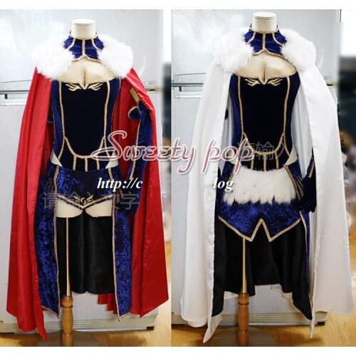 High Quality Fate Grand Order Artoria Pendragon Lancer Cosplay Costume
