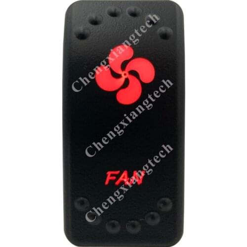 12V 20A / 24V 10A Dual Red Led 5P On Off SPST Rocker Switch Fan Waterproof for Car Boat Truck Circuit Breaker