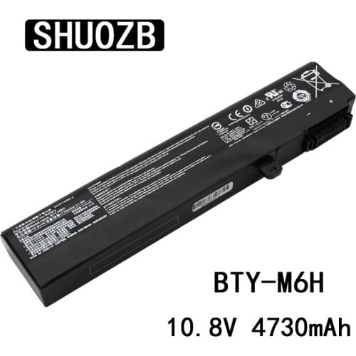 BTY-M6H Laptop Battery For MSI GE62 GE72 GP62 GP72 GL62 GL72 GP62VR GP72VR PE60 PE70 MS-16J2 MS-16J3 MS-16J1 MS-16GF GP72MVR New