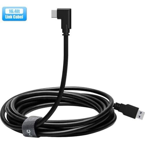 VR Accessories For Oculus Quest 2 / Link Vr Headset 5M Data Line USB 3.0 Type C Data Transfer USB-A To Type-C Charging Cable