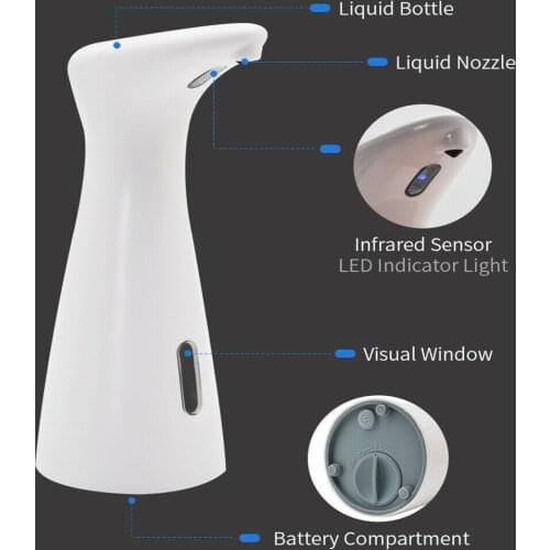 USB Charging Automatic Soap Dispenser Auto Sensor Liquid Soap Dispensers Smart Foam Dispenser Touchless Hand Sanitizer Dispenser