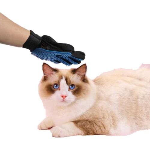 Cat Hair Removal Gloves Silicone Touching Cat Bathing Massage Removal Floating Puppy Dog Cleaning Supplies Pet Grooming Product