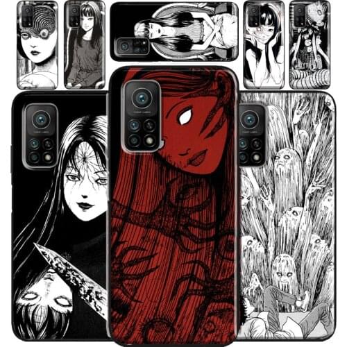 Junji Ito Tomie Guro For Xiaomi Mi 11 Case Cover Note 10 Lite 10T Phone Cover For Poco X3 Pro M3 F1 F2 F3 Case