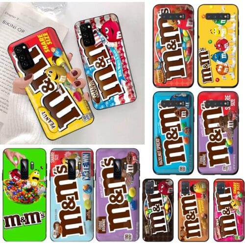 M&Ms Chocolate Box Phone Case for Samsung S20 plus Ultra S6 S7 edge S8 S9 plus S10 5G lite 2020