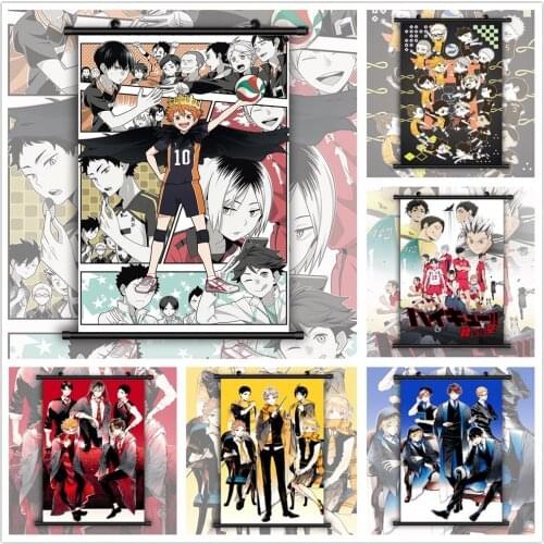 Haikyuu!! Anime Manga HD Print Wall Poster Scroll