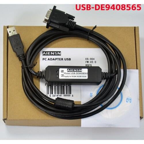 DE9408565 RS232 USB-DE9408565 Programming Cable for Yaskawa L SGDA/SGDB/SGM/SGMP/SGDE