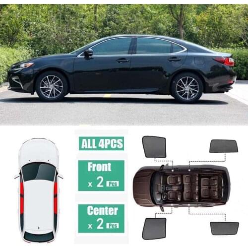 Side Windows Magnetic Sun Shade UV Protection Ray Blocking Mesh Visor Fit For Lexus ES 2013-2019