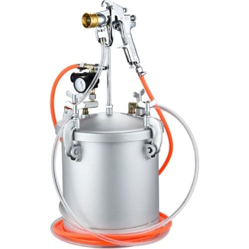 Spray Gun Colorful Spray Gun Latex Paint Pressure Barrel Paint Paint Marble Spray Gun 5L/10L