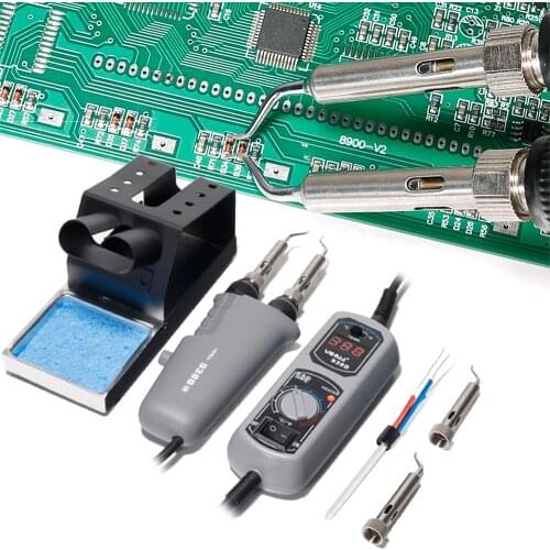 YIHUA Portable Hot Tweezers 938D 110 220V EU US Plug Mini Soldering Station For BGA SMD Repairing Tweezer Iron Station