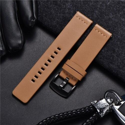 Genuine Leather Swift Release Straps for Samsung Galaxy Gear S3 Watch Accessories Band Smart Watch Watchbands 18 20 22 24mm