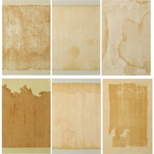 Retro Chinese Xuan Paper Letterhead 20pcs Half Ripe Calligraphy Pastel Xuan Paper Chinese Brush Calligraphy Paper Letterhead