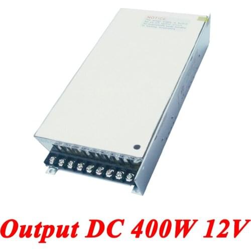 S-400-12 switching power supply 400W 12v 33A,Single Output voltage converter for Led Strip,AC110V/220V Transformer to DC 12V