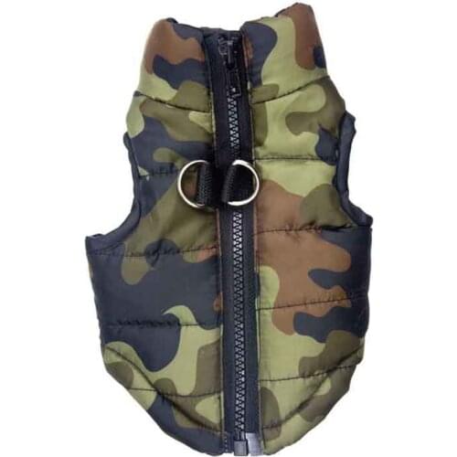 Waterproof Dog Coat Winter Puppy Clothes Camo Pattern Small Dog Jacket Chihuahua Yorkie Dog Clothing Pet Costume Winter Warm