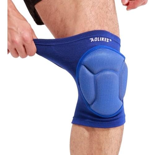 1 pair Thickening Football Volleyball Extreme Sports knee pads brace support Protect Cycling Knee Protector Kneepad rodilleras