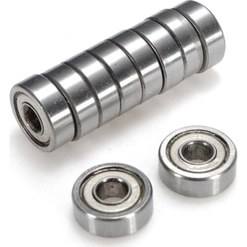 10 Pcs Miniature Bearing 605Zz 5 X 14 X 5Mm R-1450ZZ Shielded Miniature Metal Sealed Metric Radial Ball Bearing 605-Zz