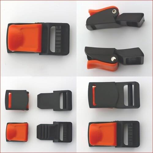 5 Pcs Motorcycle Bicycle Dirtbike Helmet Chin Strap Buckle Release Buckle Helmet Accessories