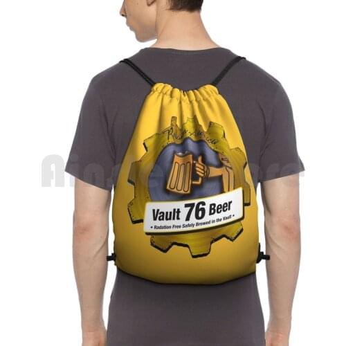 76 Beer Backpack Drawstring Bag Riding Climbing Gym Bag 76 76 Beer Reclaim America Shelter Gaming Home Brew Beer Stein 2076