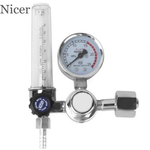 Argon Flowmeter Argon CO2 Mig Tig Flow Meter Gas Regulator 0-25Mpa Flowmeter Welding Weld Gauge Argon Regulator Pressure Reducer