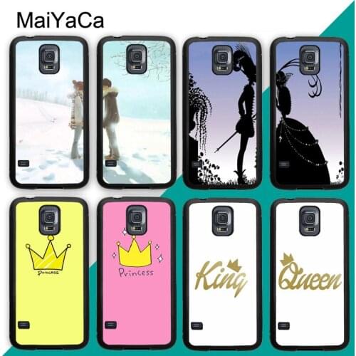 Lover King Queen Matching Case For Samsung A21S A20e A71 A51 A10 A40 A50 A70 Galaxy S20 Plus S10 S9 Note 20 Ultra