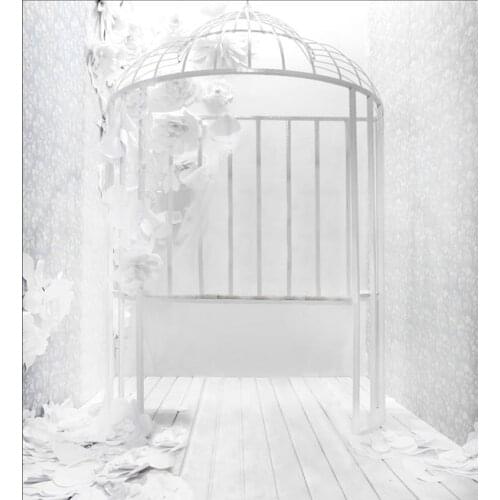 Pure White Wedding Photography Background Backdrops 6.5ft*10ft Photo Background for Photo Studio Custom Photografia