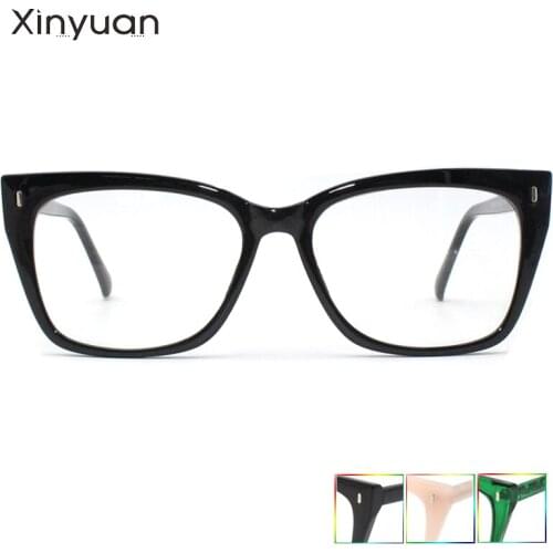 CP007 Vintage Fashion Women Eyeglasses Retro Optical Cat Eye Glasses Frame Brand Design Plain Eye Glasses Oculos De Grau