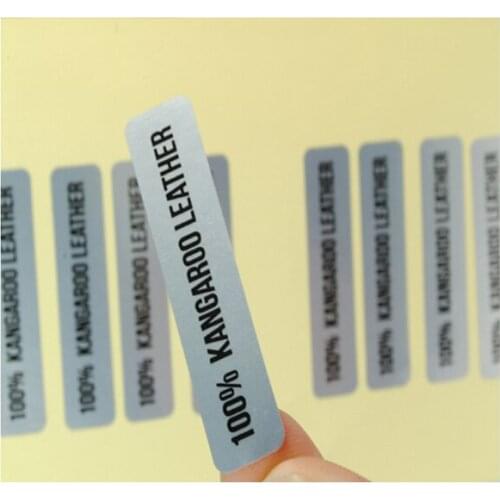 Self-adhesive custom die cut shape strong acrylic sticker