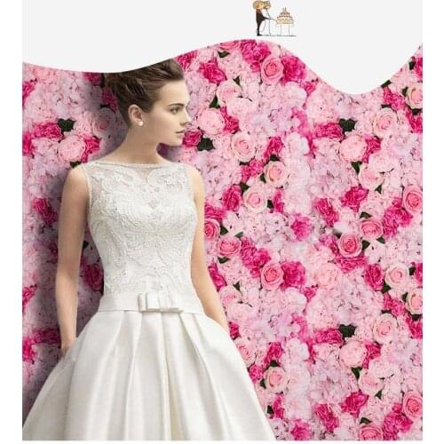 Flower wall Silk rose tracery wall encryption floral background artificial flowers creative wedding stage