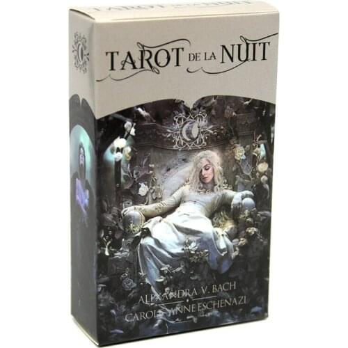 78 Cards Deck Tarot De La Nuit Full English Family Party Board Game Oracle Cards