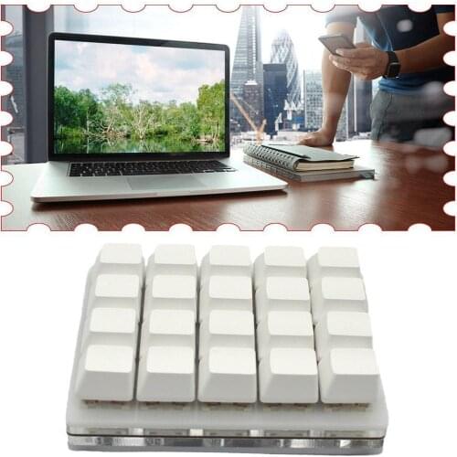 Mechanical Keyboard 20 Keys Software Keyboard For Windows Gaming Keypad Macro for Shortcut PS Type C Programming Keypad