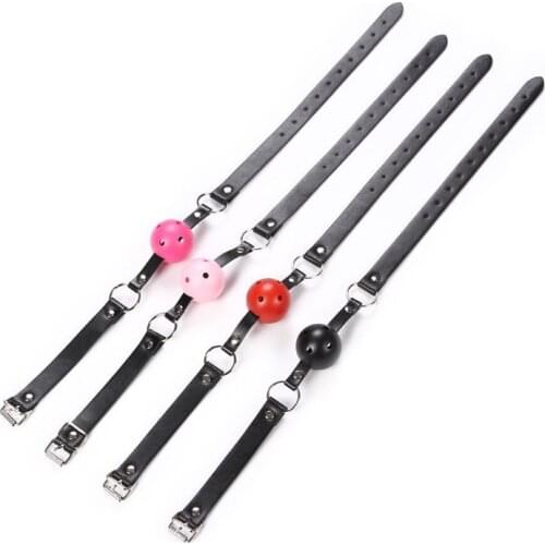 Factory direct sale BDSM Bondage Fetish Mouth Restraints Sex products Sex toy set Silicone Ball Gag