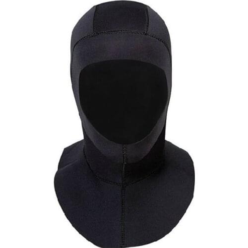 Surfing Cap 3mm Neoprene Caps Scuba Diving Hood With Shoulder Snorkeling Equipment Hat Cap Winter Swim Warm Wetsuit Spearfishing
