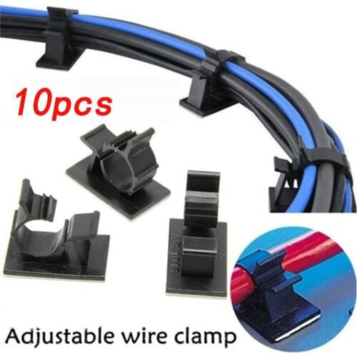 Adjustable wiring fixed seat wiring clasp paste type wiring clamp