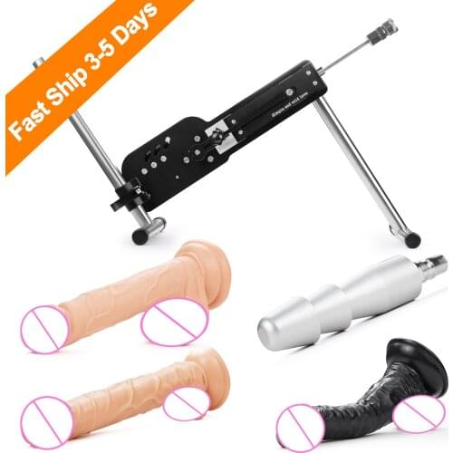 US Warehouse - Premium Sex-Machine with Huge 9.6 inch Dildos Kits Attachments Remote Control Massage-Guns Adult Sex Toy Machine