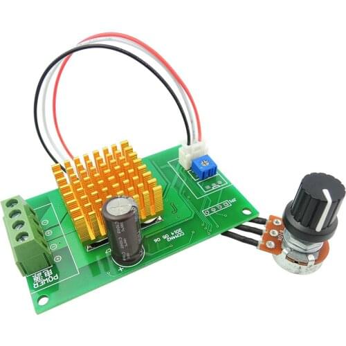 Old Style PWM DC 12V 24V 30V 6A Motor Speed Controller Normal-Stop-Reverse Switch With Overcurrent Protection