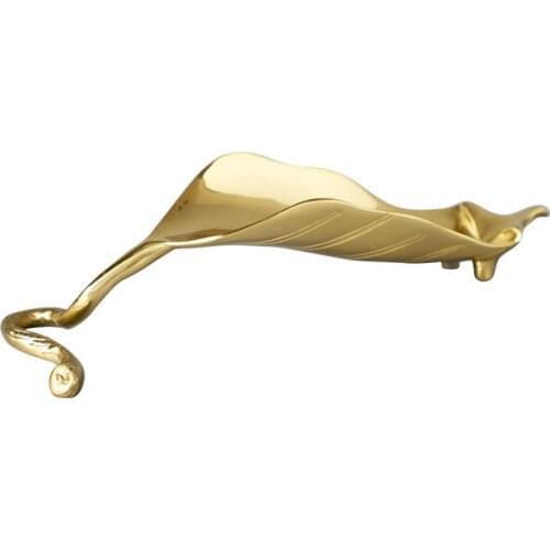 Wine rack Leaf element Modern Brass crafts Living room desktop decoration Creative light luxury Table setting Household products