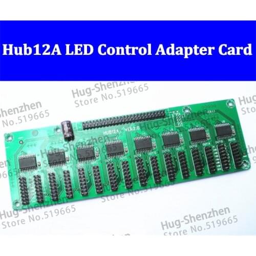 High Quality Hub12 adapter card Hub12A LED control card conversion adapter with 16*Hub12A port output