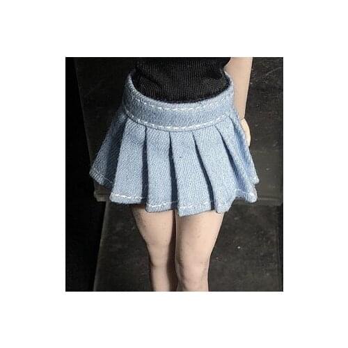 In Stock 1/12 scale female action figures Pleated Dress shirt for TBLeague dolls