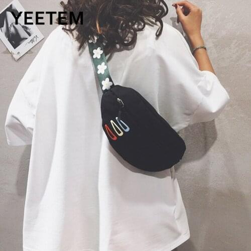 Mobile phone bag waist bag female 201 korean girl personality chest bag fashion sports messenger small bag student