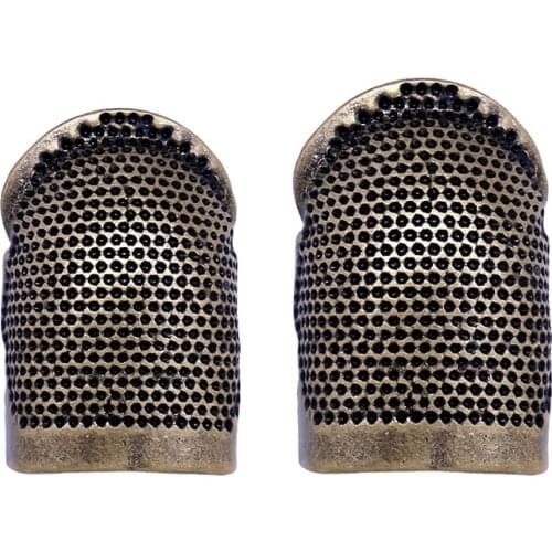 1PC Retro Finger Protector Antique Thimble Ring Needle Thimble Needles Craft Household DIY Sewing Accessories