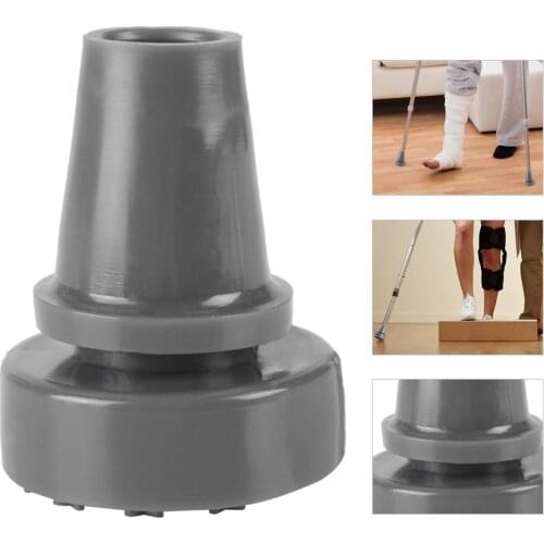 1pcs Rotatable Rubber Crutch Pad Cap Canes Cane Bottom Pads Cover Outdoor Trekking Hike Protector Cap Applicable For Most Canes